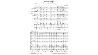 Carl Orff  quotO Fortunaquot from quotCarmina Buranaquot  Orchestra《Instrumentals Only》with Score [upl. by Lahcym654]