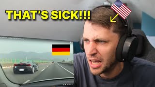 American reacts to Why Germany’s Autobahn Has No Speed Limit [upl. by Ahtoelc99]