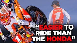 Chase Sexton Breaks Down The KTM Difference and Changing Numbers [upl. by Rehc]