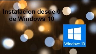 Windows 10 Instalación Limpia [upl. by Ahtela184]