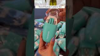 Travel cutlery set cutleryset best offer video [upl. by Roter]