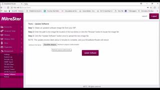 Processo de atualização de firmware HGU Mitrastar [upl. by Notslah196]