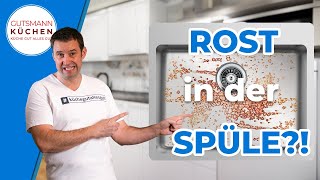 Rost entfernen aus EdelstahlSpülbecken amp Armatur  Tipps amp Tricks [upl. by Edmea841]