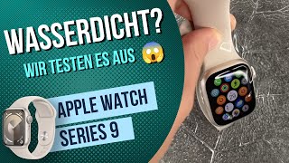 Apple Watch 9  Wasserdicht • 📱 • 💦 • ❓ • Anleitung  Tutorial [upl. by Barney]