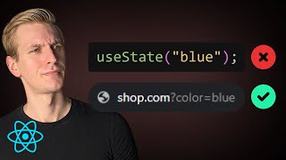 STOP using useState instead put state in URL in React amp Nextjs [upl. by Alleiram]