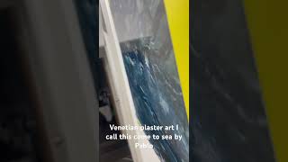 Come to sea Venetian plaster art [upl. by Oluas]