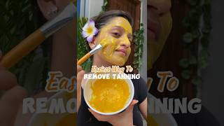 Easiest Way To Remove Tanning🌼 [upl. by Nassir]