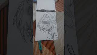 Eren yeager attack titan drawing op music phonk beats typebeat hunterz erik krump [upl. by Akemej]