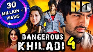 Dangerous Khiladi 4 HD  Ram Pothinenis Blockbuster Romantic Action Comedy Movie Hansika Motwani [upl. by Einohtna150]