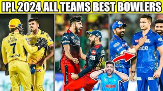 IPL 2024 ALL Teams BEST Bowling Lineup 😍 [upl. by Hudson609]