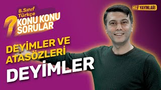 Konu Konu Sorular  8 Sınıf Türkçe Konu Anlatımı Soru Çözümü  Deyimler  LGS 2024 [upl. by Zoila]