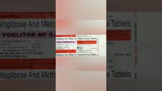 Voglitor MF 03 Tablet uses side effects and doses in Hindi shots [upl. by Valer]