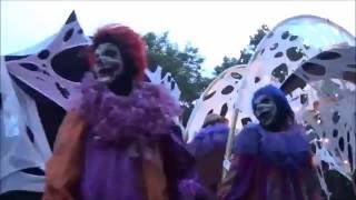 SIX FLAGS FRIGHT FEST 101516 PARADE [upl. by Slayton254]