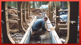 Family Builds Amazing Mountain House in 30 Months  Start to Finish Construction woodjunkieyt [upl. by Nerrol]