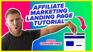 How to Make a Landing Page for Affiliate Marketing  ClickBank Landing Page Tutorial 2023 [upl. by Urien]