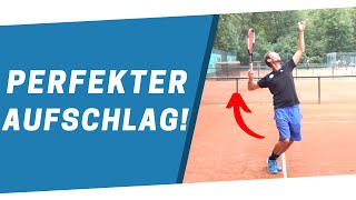 Perfekter Tennis Aufschlag in 5 einfachen Schritten [upl. by Siger842]