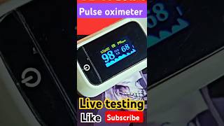 Pulse oximeter testing do pal ruka [upl. by Roxana]