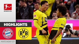 Adeyemi amp Ryerson Secure Win In TopMatch  FC BayernBorussia Dortmund 02  Highlights  MD 27 [upl. by Acinom]