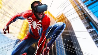 I Got To Swing Like SpiderMan In VR  Spiderman Oculus Quest Web VR [upl. by Sean]