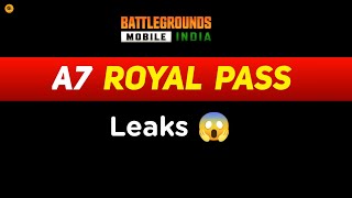 A7 Royal Pass Leaks 😱 [upl. by Haggai]