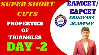 EAMCETEAPCET short cuts  mathematics DAY2 [upl. by Haorbed]