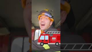 Blippi Fire Truck Song  Blippi amp Meekah Challenges and Games for Kids [upl. by Oigroig707]