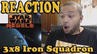 Star Wars Rebels Season 3 Episode 8  Iron Squadron REACTION [upl. by Wilcox748]