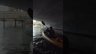 Itiwit X100 2P in tunnel  test of Itiwit X100 tandem inflatable kayak [upl. by Prem]