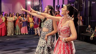 Beautiful Sangeet Dance Performance by the Bride and her Sister  Indian Wedding 4K [upl. by Pattie124]