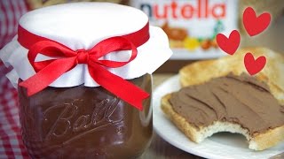 CÓMO HACER NUTELLA  SÚPER FÁCIL  DACOSTAS BAKERY [upl. by Edorej]