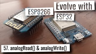 ESP32 and ESP8266  analogRead and analogWrite function [upl. by Elisabet]