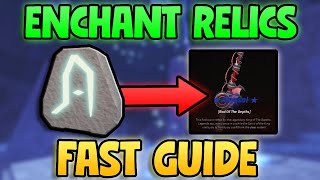 How To Get amp Use ENCHANT RELICS In FISCH How To Enchant Rod In FISCH Roblox FISH [upl. by Eikcid]