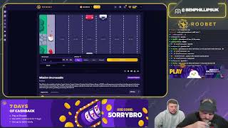 BEN PHILLIPS THE DEGEN LIVE ON ROOBET  CODE SORRYBRO  15000 [upl. by Yaj894]