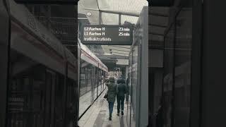 AARHUS DENMARK TRAIN travel europe film trafic [upl. by Rosalynd]