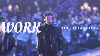 241117 에이티즈 WORK 최산 직캠 ATEEZ SAN FOCUS CAM 4K 2024KGMA [upl. by Hanimay901]