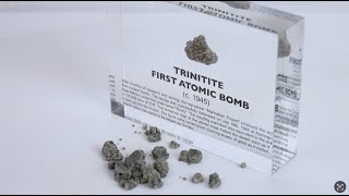 Trinitite  First Atomic Bomb Display [upl. by Nrehtak]