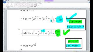 reglas basicas de las drivadas  Repaso 1 [upl. by Cinom]