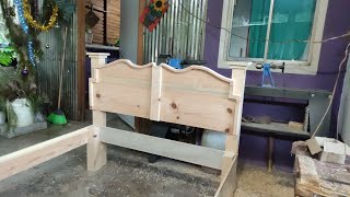 Crear un cabecero de cama con tablas de madera de pino  Decogarden [upl. by Willms345]