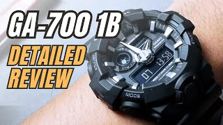 Casio GShock GA700 Complete Review Things You Should Know Pros and Cons of GA700 1B [upl. by Ardnaeed912]