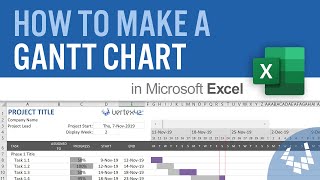 How to Make a Gantt Chart in Excel [upl. by Ragde]