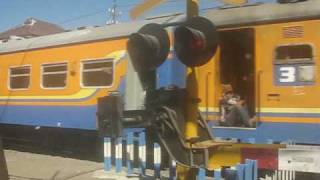 Malang Java Indonesia noisy railroad crossing [upl. by Jeane]