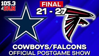 Cowboys 21 Falcons 27 Official Dallas Cowboys Postgame Show [upl. by Ab]