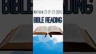 Matthew 231923 biblereading [upl. by Siri26]