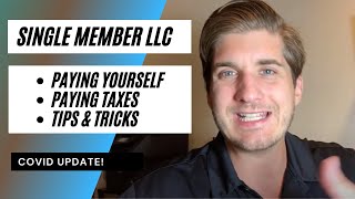 How To Pay Yourself And Taxes in a Single Member LLC [upl. by Alleen]