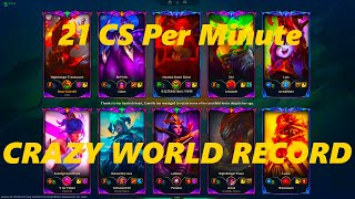 650 CS AT 30 MINUTES IN MASTERS ELO  WORLD RECORD [upl. by Sid]