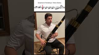 🎃 SPOOKY BASSOON  Symphonie Fantastique Mv 5 Excerpt bassoon shorts shortsfeed [upl. by Freddy996]