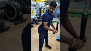 Cable Triceps Exercises TARGET ALL HEADS shorts trishapworkout youtubeshorts [upl. by Lama197]