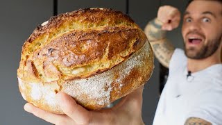 Recette du PAIN au LEVAIN sans pétrissage et sans façonnage [upl. by Brooke786]