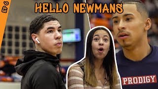 How Julian Newman Prepared To Play LAMELO BALL Jaden Newman Has A CRUSH On Melo [upl. by Bremen]