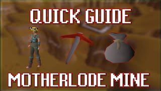 Quick Guide to Motherlode Mine in OSRS [upl. by Meghan]